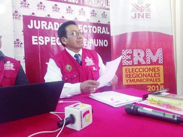 JEE Puno excluyó a 32 candidatos 