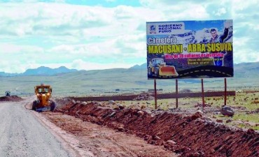 577 millones para carreteras de Puno
