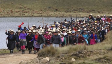 En segundo día del año Cajamarca para nuevamente contra proyecto Conga