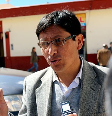 César Rodríguez Aguilar, titular de la Dirección Regional de Energía y Minas de Puno