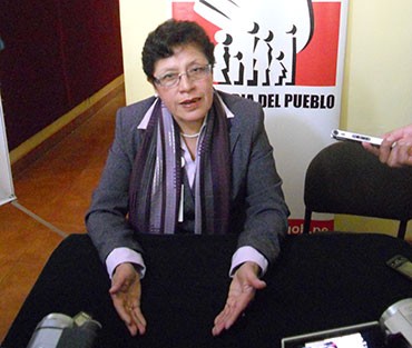 Luz Herquinio Alarcón, responsable de la Oficina Defensorial de Puno