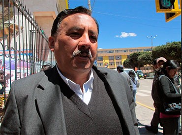 Edgar Frisancho Martínez, presidente de la Liga Distrital de Vóley de Juliaca