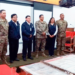 Jefes de las ODPE Puno  y San Román en reunión con representantes del Ejército y Marina.