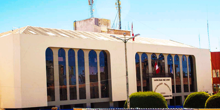 Municipalidad Provincial de Puno.