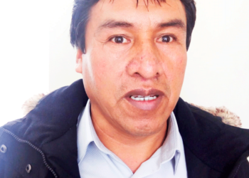 Salvador Alejo Tunco, presidente del comité de vigilancia de camélidos sudamericanos de la región de Puno.