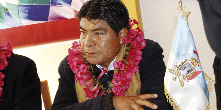 Martín Ticona, alcalde de la Provincia de Puno.