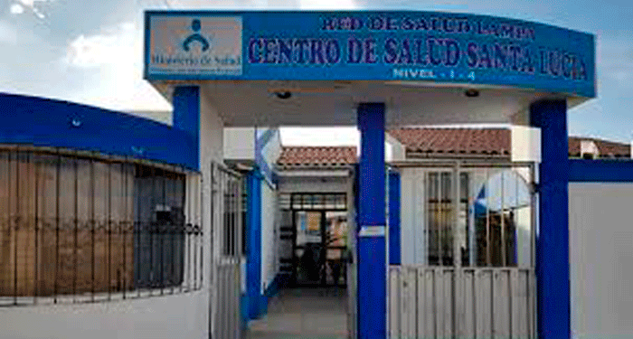 Mujer herida fue conducida al centro de Salud de San Antón.