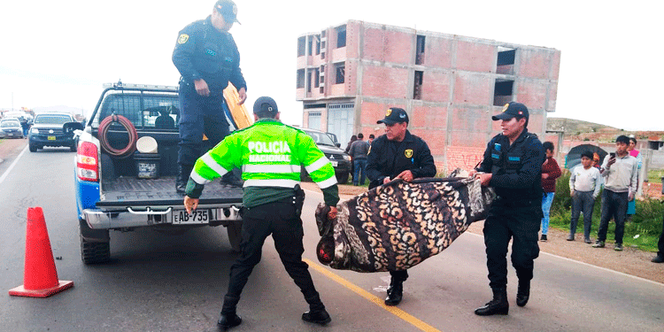 varón de 60 años atropellado por el sector de Ayabacas.