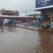 Las calles de la ciudad de Juliaca se vieron inundadas por las constantes lluvias.
