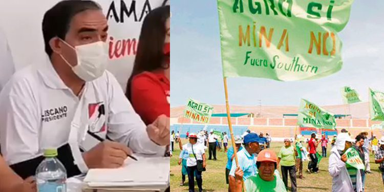 Lescano no fue al valle de Tambo para evitar firmar compromiso de rechazo al proyecto Tía María