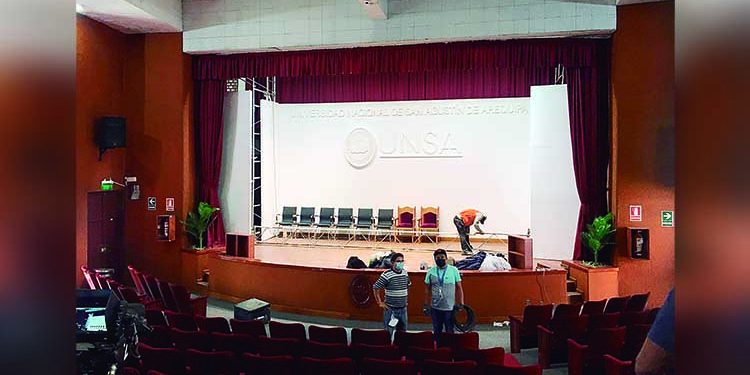 Arequipa: Ingreso al Aula Magna para el debate presidencial será con prueba Covid
