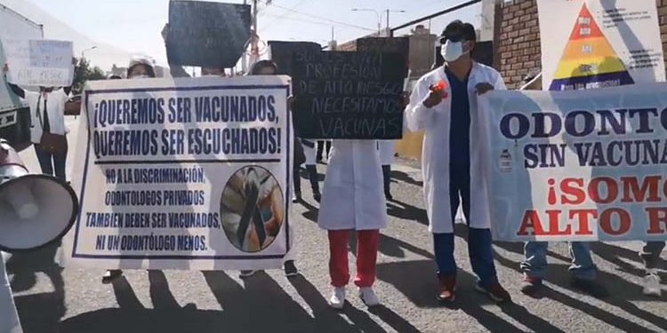 Odontólogos de Arequipa serán vacunados contra la Covid este 29 de mayo