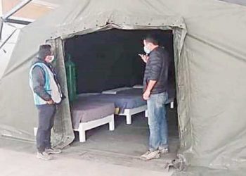 Arequipa: En Orcopampa instalan centros de aislamiento para pacientes covid