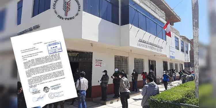 Periodistas de Juliaca piden dosis contra la Covid al Gobierno Regional de Puno