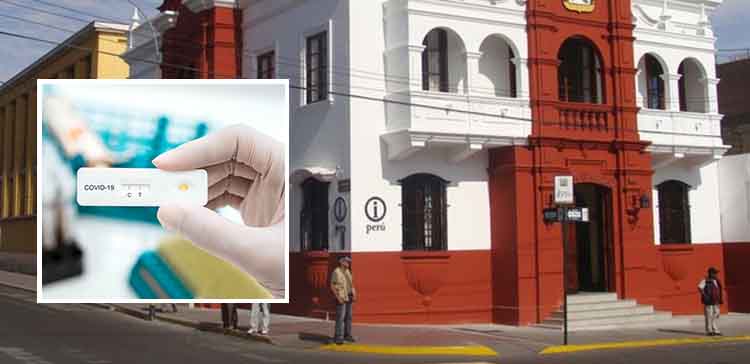 Realizan prueba de antígeno de descarte de la Covid a periodistas de Arequipa