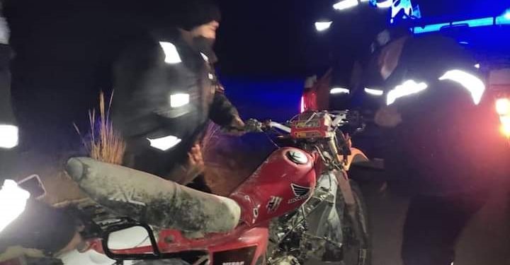 Menores de edad resultaron heridos en despistes de motos lineales en El Collao Ilave
