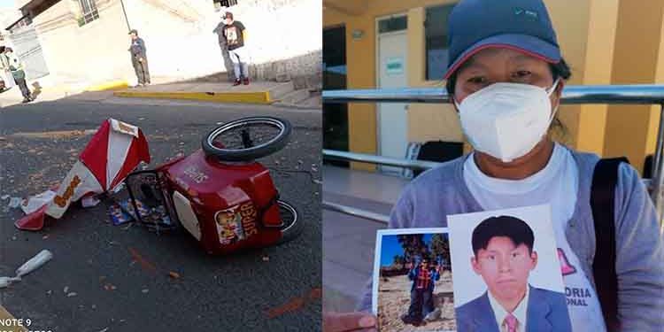 Arequipa: Heladero atropellado por cúster lucha por su vida y familia espera que sobreviva