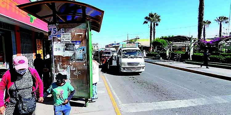 Disponen zonas rígidas para evitar paraderos y aglomeración de pasajeros en Majes