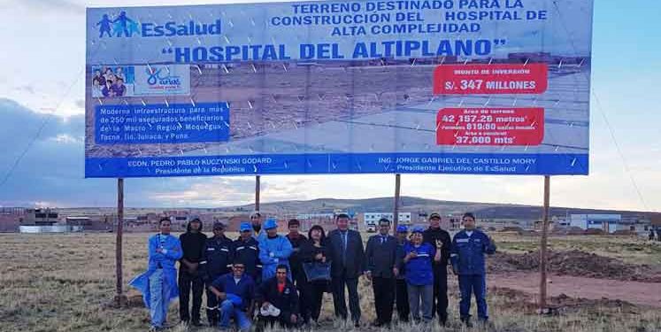 Denuncian que empresa constructora del hospital del Altiplano habría falsificado documentos