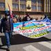 Pobladores de la urbanización Jorge Chávez protestaron pidiendo asfaltado de calles