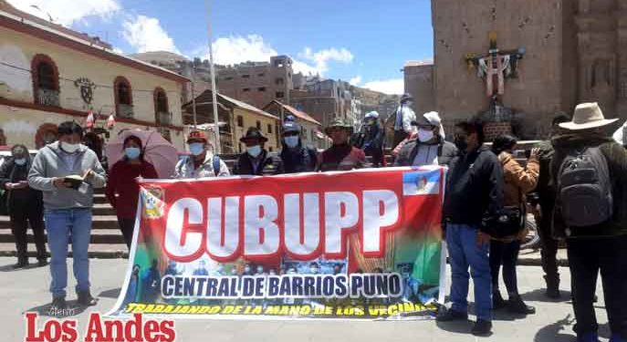Puno: Central de Barrios y Urbanizaciones cuestiona gestión municipal