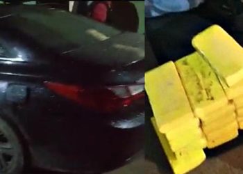 Policías quisieron llevarse vehículo con 90 paquetes de droga en Cabanilla - Lampa