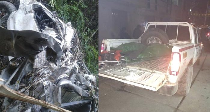 Phara: pobladores encuentran camioneta en un abismo y cuerpo en estado de descomposición
