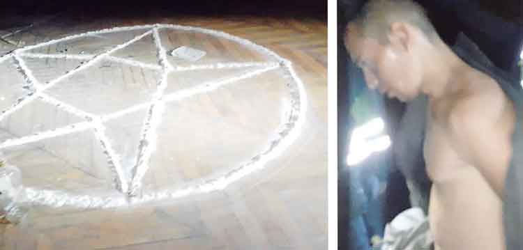 Arequipa: Rito satánico en exmuseo de arte se hace viral en redes sociales