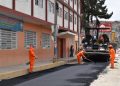 Puno: Empresa Opeti inicia con reposición de asfalto en la avenida La Torre con retraso