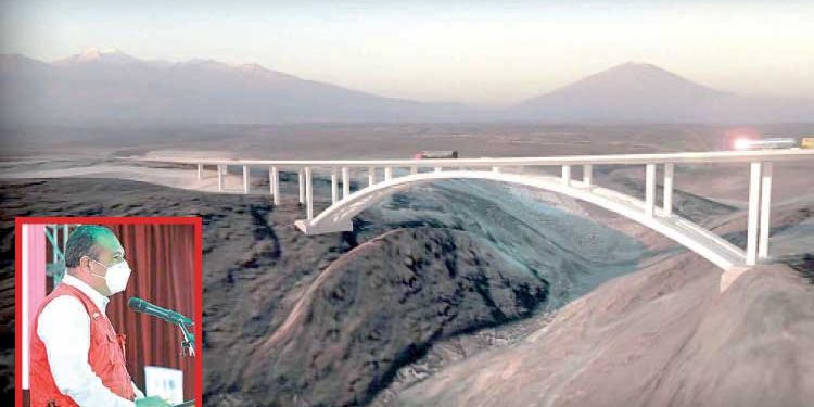 Arequipa: Jefe de asesores del MTC asegura que concluirán el puente La Joya