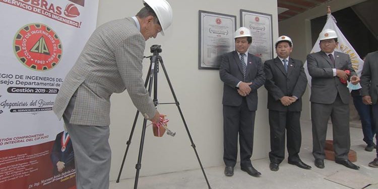 Colegio de Ingenieros de Puno entrega más de 10 construcciones en favor del gremio
