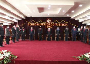 Inicia año judicial 2022 con conformación de salas en el distrito judicial Puno