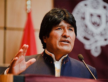 Presidente boliviano Evo Morales. FOTO: Ryan Brenizer